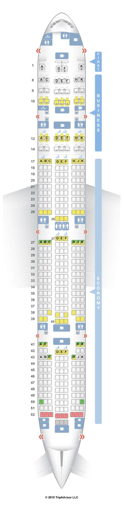 air india 777 300er|Seat map of Air India Boeing 777.